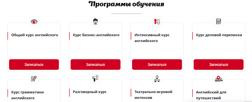 Программы обучения